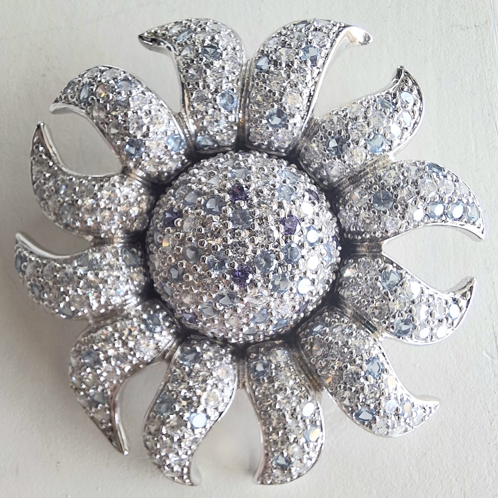 Vintage Avon Nevada Silver 925 Brooch Pin Pendant